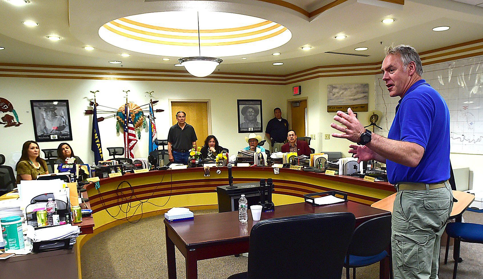 Zinke tribal council